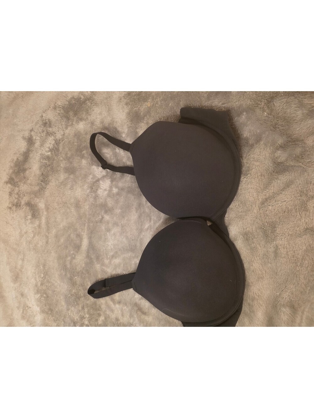 Skims Black Padded Bra Size 38d